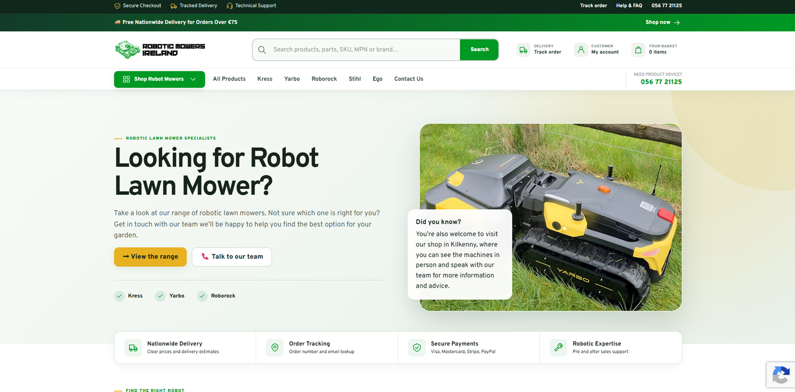 Roboticmowersireland.ie - Ireland