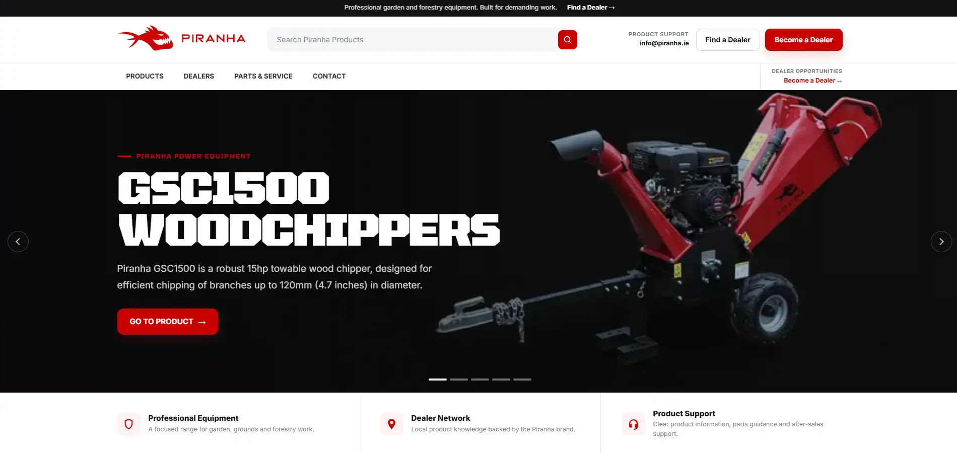 Piranha Power Equipment - Ireland
